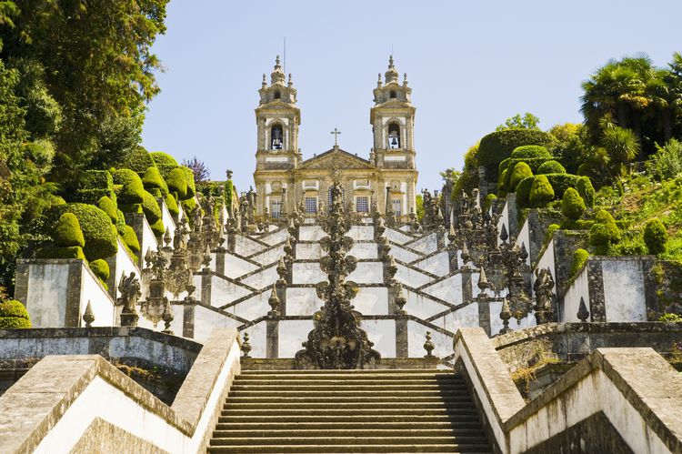 Imagem do Bom Jesus, em Braga, Portugal